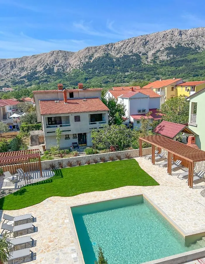 Apartment Baska Mit Poolarea - Krk, Kroatien