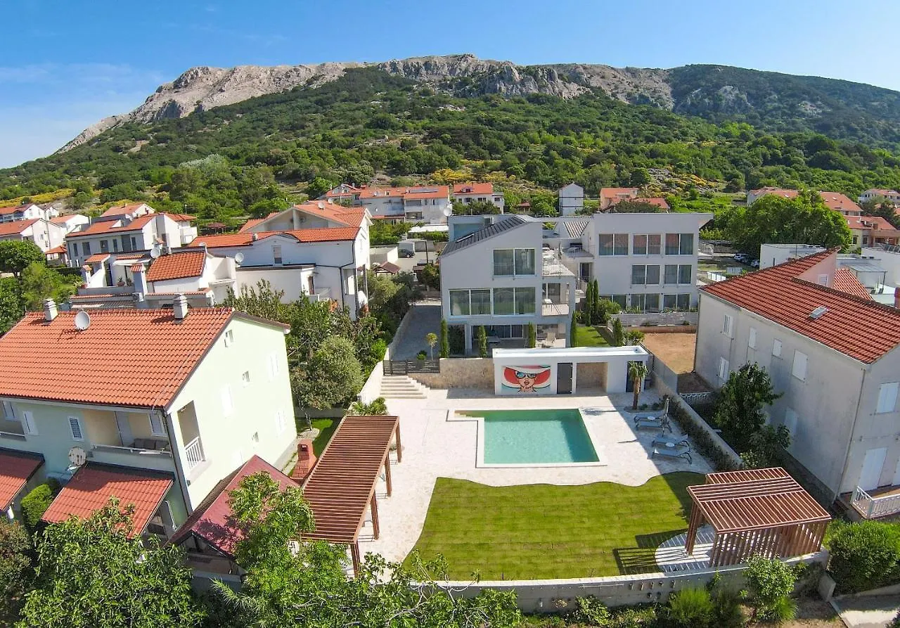 Apartment Baska Mit Poolarea - Krk, Kroatien